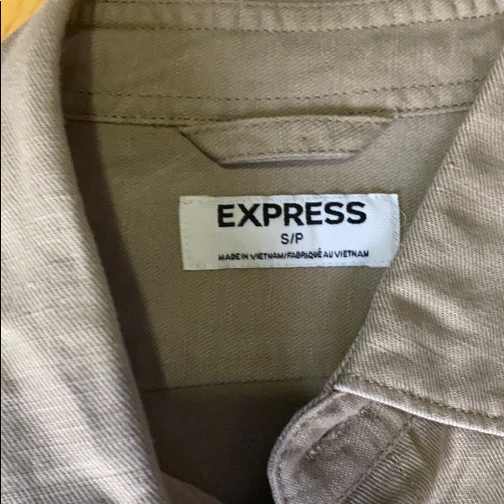Express Military patch shirt,size S. - Picture 10 of 10